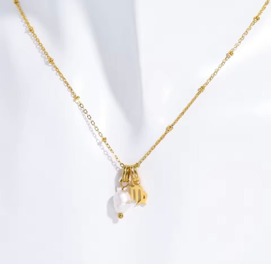 St Lucia Boutique Virgo necklace - 18k gold plated - Shop women's Accessories at St Lucia Boutique