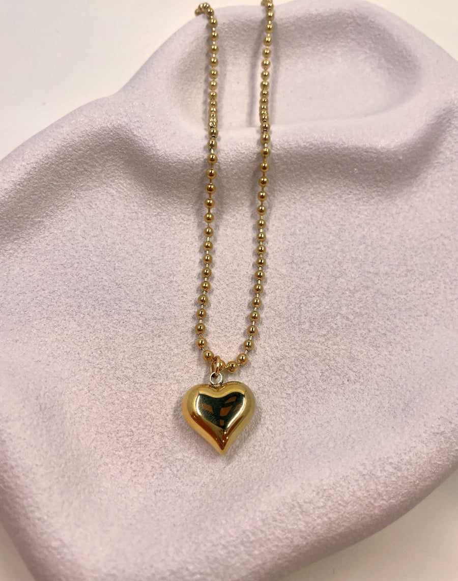 St Lucia Boutique Amore heart necklace - 18k gold plated - Shop women's at St Lucia Boutique