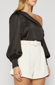 St Lucia Boutique Sally one shoulder top - black - Shop women's Tops at St Lucia Boutique