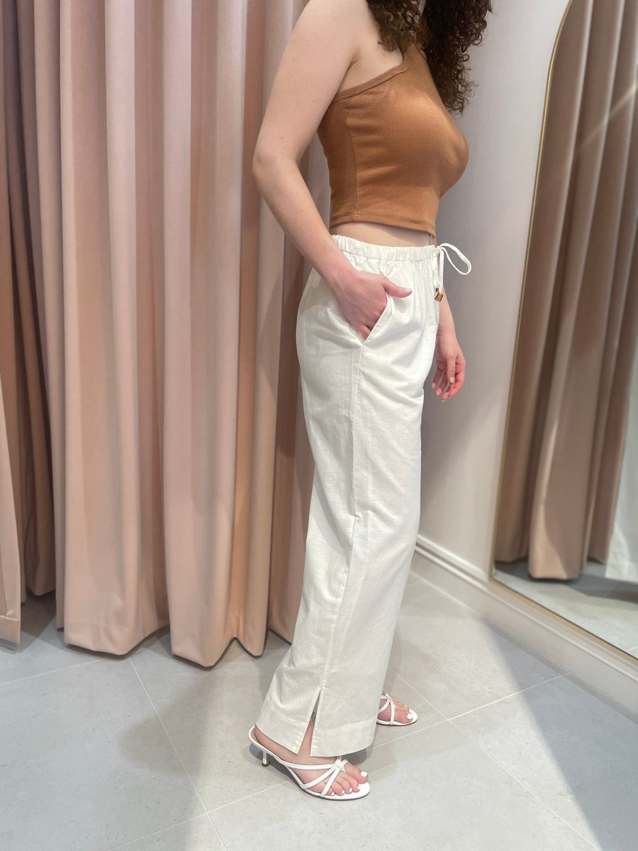 Daisy Says Sara pant daisy says - white - Shop women's Pants at St Lucia Boutique