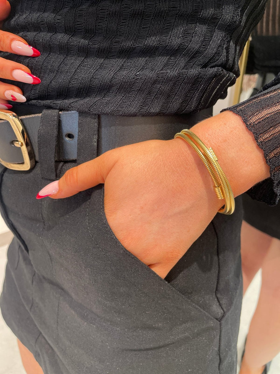 St Lucia Boutique Snake chain robe cuff bracelet - Shop women's Accessories at St Lucia Boutique