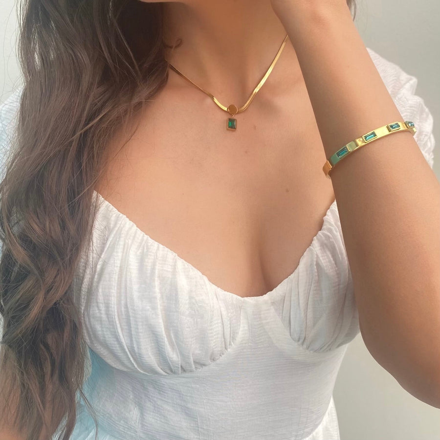 St Lucia Boutique Soraya necklace - 18k gold plated - Shop women's Accessories at St Lucia Boutique