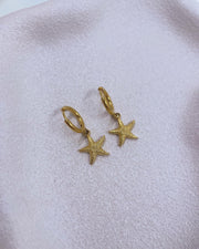 St Lucia Boutique Starfish huggie earring - gold - Shop women's Accessories at St Lucia Boutique