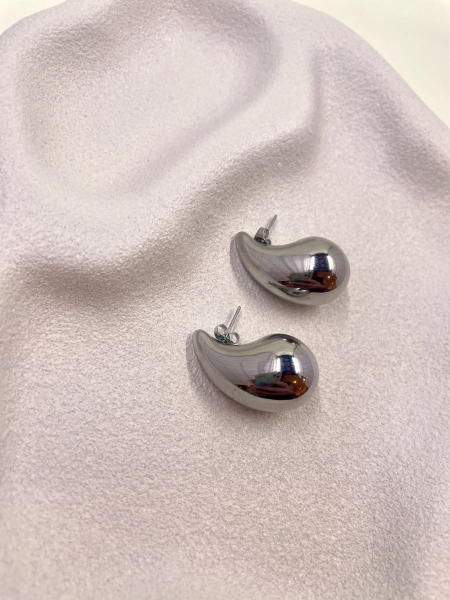 St Lucia Boutique Teardrop earring - silver - Shop women's at St Lucia Boutique